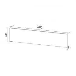 Стеновая панель высокоглянцевая СП 13 Милана