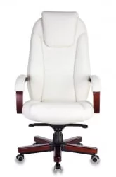 Кресло руководителя Бюрократ T-9923WALNUT/IVORY