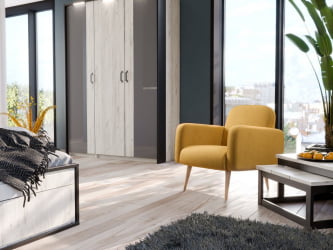 Кресло Уилбер Горчичное