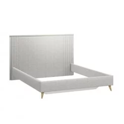 Кровать двуспальная 1600 Шелли EL-6B Серая