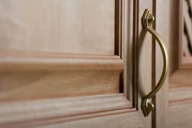 Кухонный гарнитур угловой Кантри №03 Сономе эйч светлая