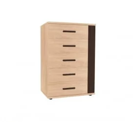 Комод BAUHAUS 10 Дуб Сонома/Орех шоколадный (спальня)
