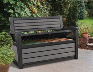 Скамейка HUDSON STORAGE BENCH 227 L Коричневый/Антрацид