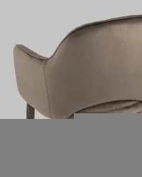 Стул Венера Хани велюр Коричневый