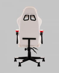 Кресло спортивное TopChairs Phantom бело-красный
