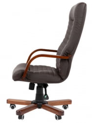 Офисное кресло CHAIRMAN 480ВД, экокожа, коричневый Н / 480WD, N