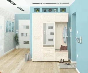 Набор мебели для прихожей Тиффани 3 Сосна Астрид Мелинга Игуана