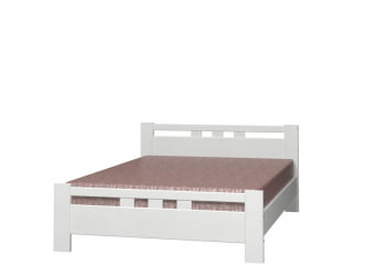 Кровать из массива Вероника 2 200х140 Белый Античный