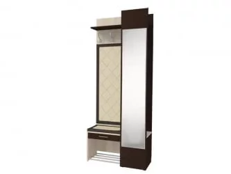 Прихожая Ольга 2 Ясень шимо светлый Венге