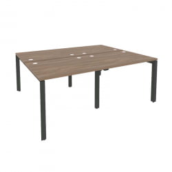 Рабочая станция на П-образном м/к ОНИКС О.МП-Д.РС-4.1.8 Дуб Аризона/Антрацит / ONIX O.MP-D.RS-4.1.8