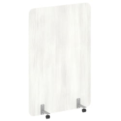 Перегородка на металлических опорах, на роликах Р-лине ДП.Р-120-180 Снежная Патина / R-line DP.R-120-180