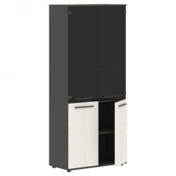 Шкаф комбинированный ЕДИС ЕХCС 85.2 Ясень Траун Мокко Мокко / EDIS EHCS