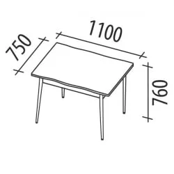 Обеденный стол Орфей 38 Лагода