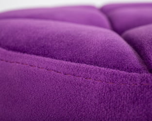 Табурет барный DOBRIN BRUNO BLACK велюр Фиолетовый MJ9-58