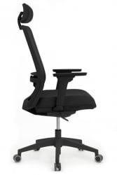 Кресло Ворк В-218C БЛАCК Черный / Work W-218C BLACK