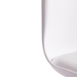 Стул барный TULIP BAR (mod. C1014H) пластик/дерево, 57 х 48 х 104 см, белый 018 /натуральный