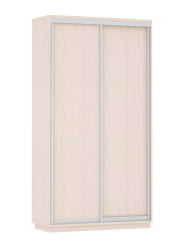 Шкаф-купе двухдверный Экспресс Дуо Элемент 1200х2400h Дуб молочный