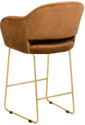 Стул полубарный Оскар (ПБ) Браун/ЛинкЗолот / Oscar