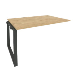 Проходной наборный элемент переговорного стола ONIX O.MO-NPRG-3 Тиквуд Светлый/Антрацит