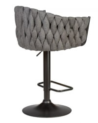 Стул барный DOBRIN LEON (графитовая ткань (LAR-275-21)) 2 шт