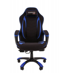 Кресло геймерское CHAIRMAN GAME 28 Синий-черный