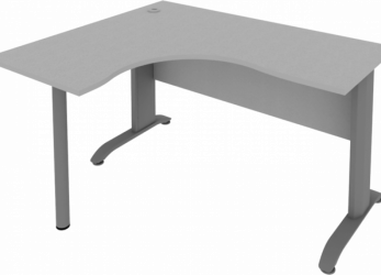 Стол криволинейный левый Рива ПЛ.СА-3 Л Серый / Riva