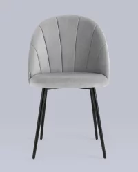 Стул для кухни Логан NEW велюр Светло-серый