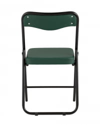 Складной стул Джонни блаcк экокожа Зеленый / black