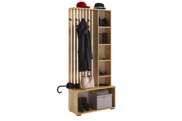 Прихожая Бери MPR-021 Дуб крафт золотой/графит