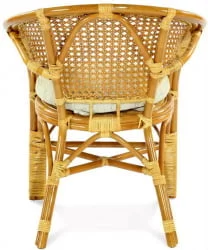 Кресло Пеланги, подушка на молнии Pelangi 02/15-3 коньяк