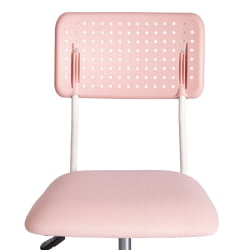 Кресло на колёсиках Funny ткань, розовый