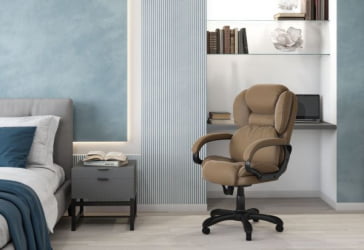 Кресло руководителя CHAIRMAN 434 HOME велюр Темно-бежевый