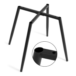 Стул обеденный La Rousse NEW, ткань рогожка, коричневый/черный, 3М7-147, 45x55x93 см