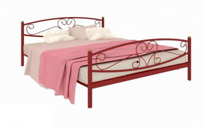 Кровать Каролина Plus 1400х1900 Красная
