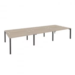 Рабочая станция на П-образном м/к ОНИКС О.МП-Д.РС-6.3.8 Дуб Аттик/Антрацит / ONIX O.MP-D.RS-6.3.8