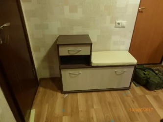 Тумба под обувь Лира 2-0714 Бодега темый/светлый