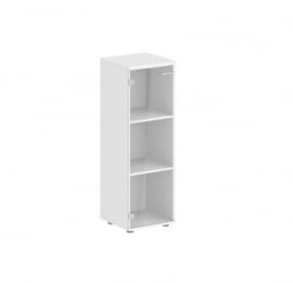 Шкаф средний со стеклом Sigma SG.814.WH.GL Белый