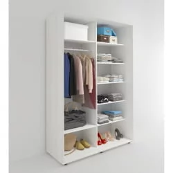 Большой шкаф Акцент-Дуэт Д 1000х600 Выбеленное дерево