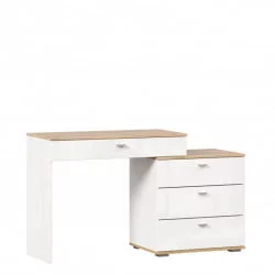 Стол туалетный комбинированный с зеркалом 1200 Фиджи 013 Дуб Золотой Белый