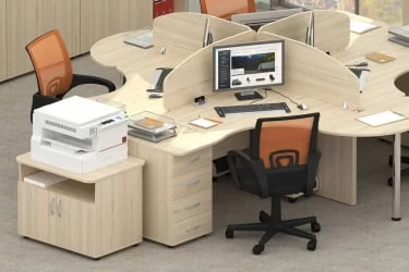 Набор мебели для персонала Glassy №2