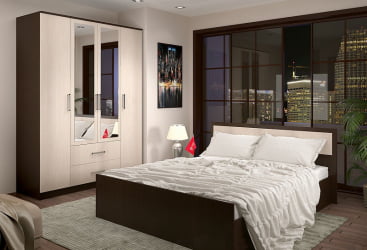 Шкаф четырехдверный Фиеста 06