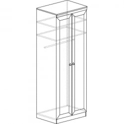 Шкаф для одежды Инна 609  Денвер светлый