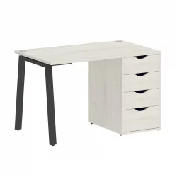 Стол письменный HOME OFFICE VR.SP-3-118.4.A Дуб Наварра/Антрацит металл