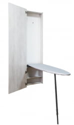 Шкаф со встроенной гладильной доской Iron Box (левый) Беленый дуб