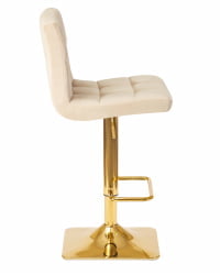 Стул барный ДОБРИН ГОЛДИЕ Бежевый велюр МДЖ9-10 / DOBRIN GOLDIE MJ9-10
