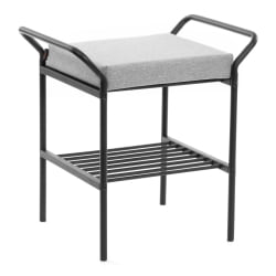 Пуф/стол Ergo/Эрго ПС рогожка, серо-бежевый, 3M 16/2