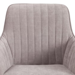 Кресло офисное ДУБЛИН велюр Cлермон, св. -серый, 60 / DUBLIN Clermon,