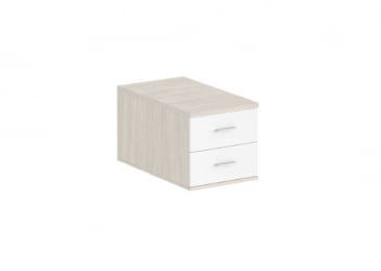 Подвесная тумба с 2 ящиками Sigma SG.536.OL.WH Дуб светлый Белый