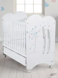 Кровать Micuna Aura 120x60 White