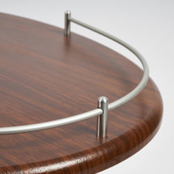 Сервировочный столик FAIRPORT МДФ/металл, 70*47*80,5 см, Орех